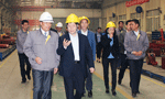 西安市委常委、常務副市長岳華峰蒞臨西瑪電機調研指導?！靼膊﹨R儀器儀表有限公司